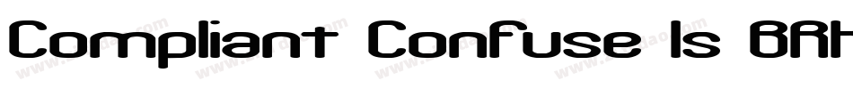 Compliant Confuse 1s BRK1 (6)字体转换